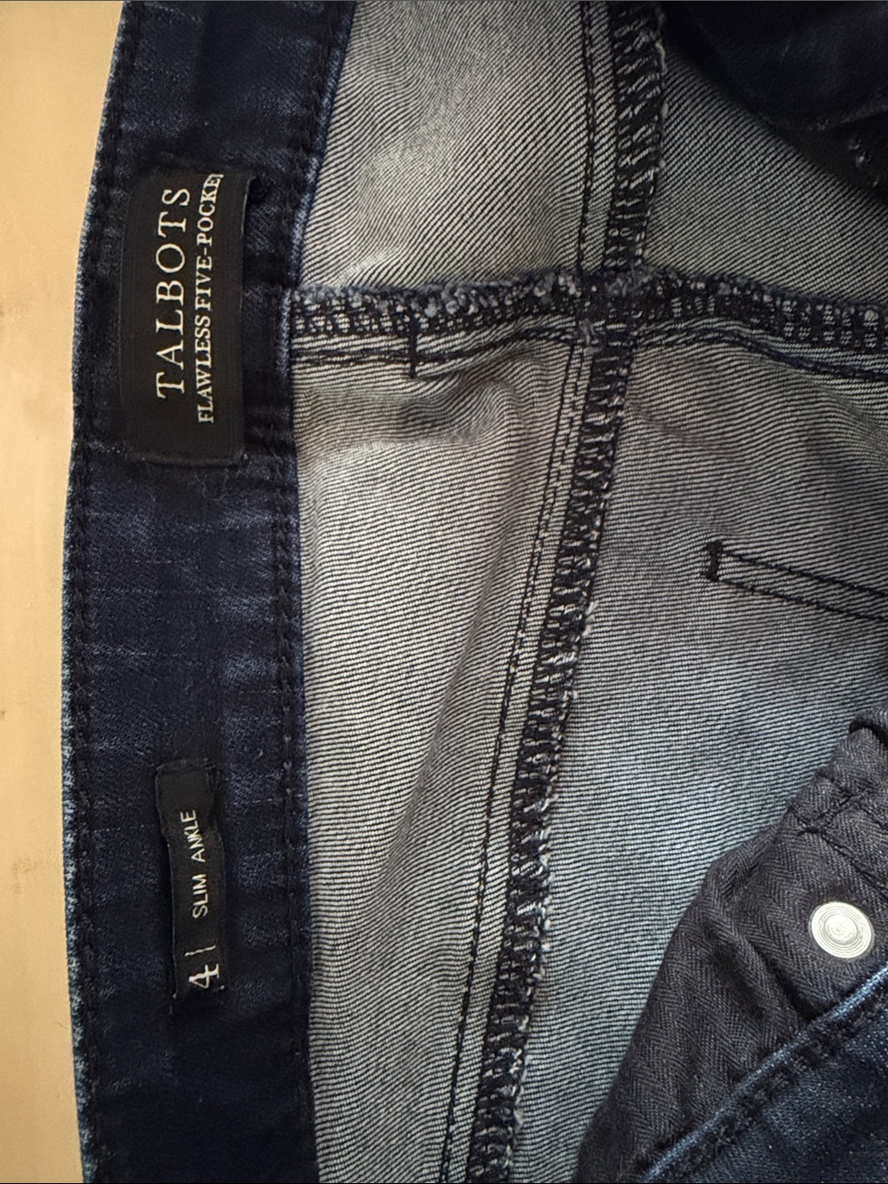 Talbots Dark Navy Skinny Jeans - Picture 2 of 3